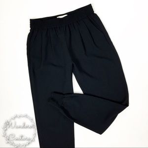 Joie Mariner Black High Waist Jogger Pants